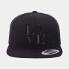 Yupoong - Wool Blend Flat Bill Snapback Cap - 6089M Thumbnail